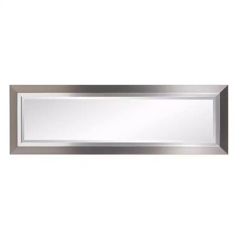 Miroir Mural Décoratif Argenté Élégant Grand, Verre Biseauté