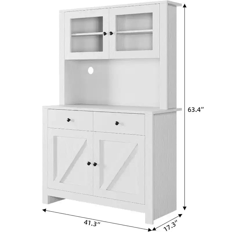 Meuble de rangement de cuisine avec étagères