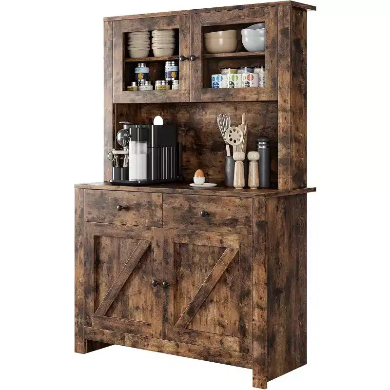 Meuble de rangement de cuisine avec étagères
