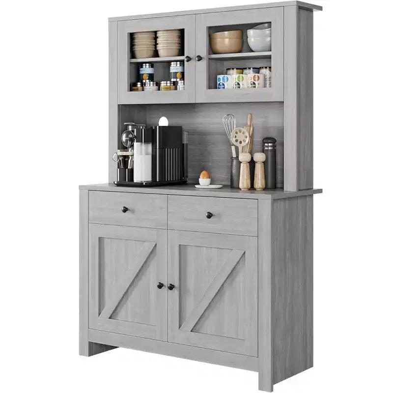Meuble de rangement de cuisine avec étagères