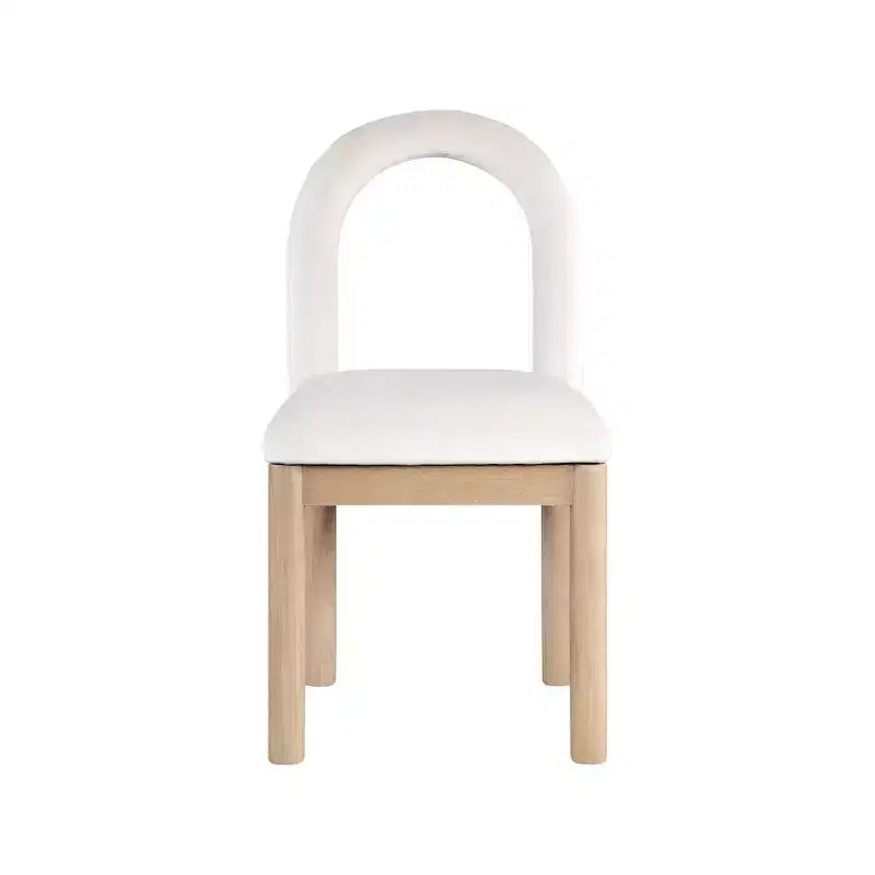Chaise de salle à manger en velours