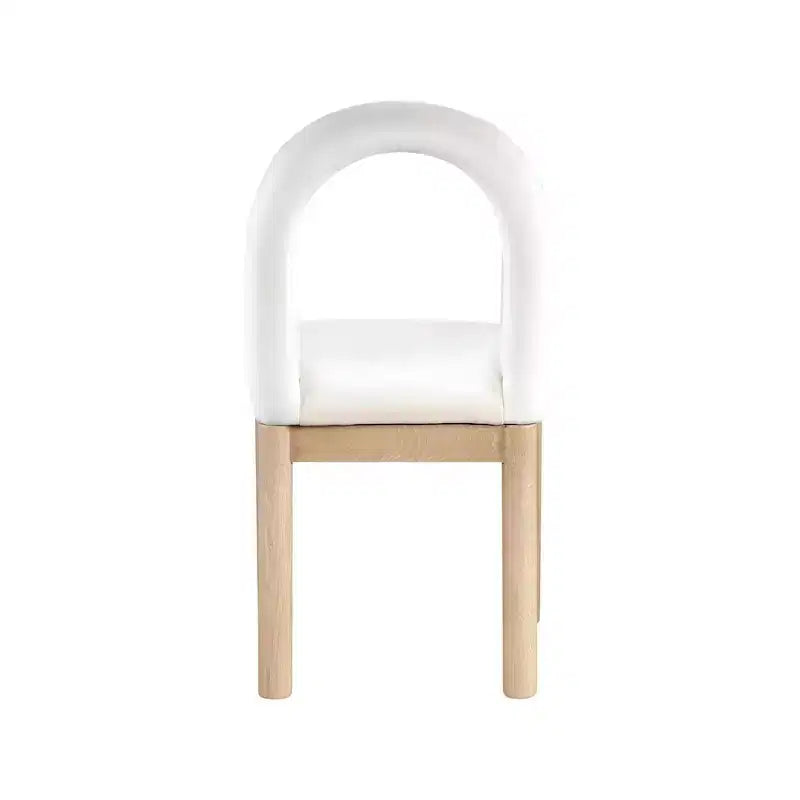 Chaise de salle à manger en velours