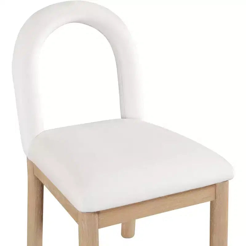 Chaise de salle à manger en velours