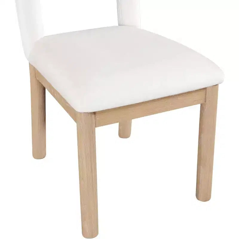 Chaise de salle à manger en velours