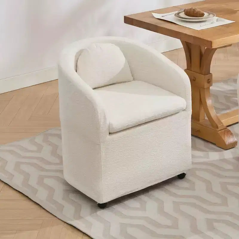 Chaises de salle à manger modernes, chaises de salle à manger confortables en chenille