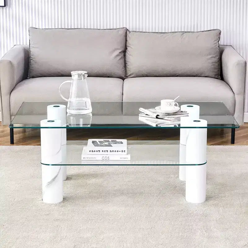 Console rustique, 6 compartiments ouverts, table de canapé en bois pour entrée