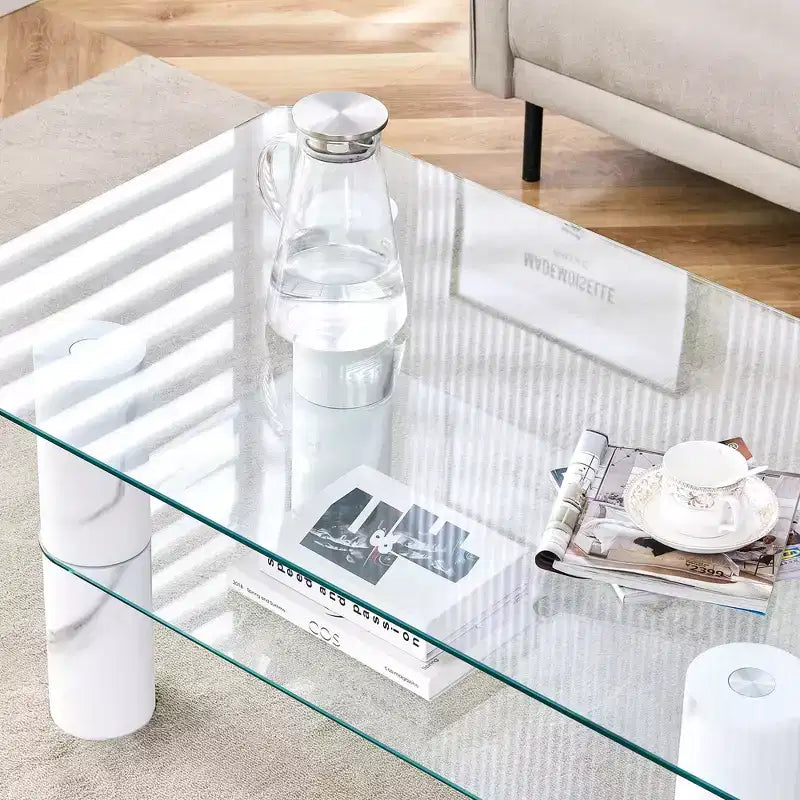 Console rustique, 6 compartiments ouverts, table de canapé en bois pour entrée