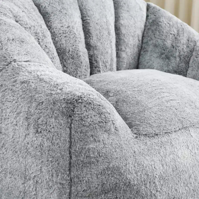 Fauteuil poire avec accoudoirs en mousse haute densité paresseux et confortable