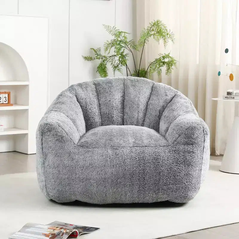 Fauteuil poire avec accoudoirs en mousse haute densité paresseux et confortable