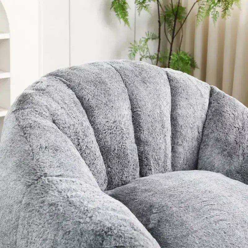 Fauteuil poire avec accoudoirs en mousse haute densité paresseux et confortable
