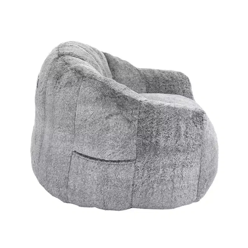 Fauteuil poire avec accoudoirs en mousse haute densité paresseux et confortable