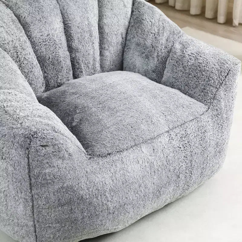 Fauteuil poire avec accoudoirs en mousse haute densité paresseux et confortable
