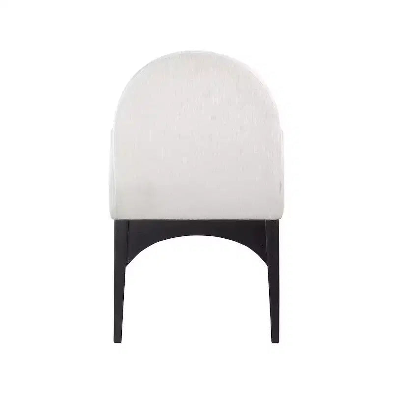 Chaise de salle à manger en tissu chenille