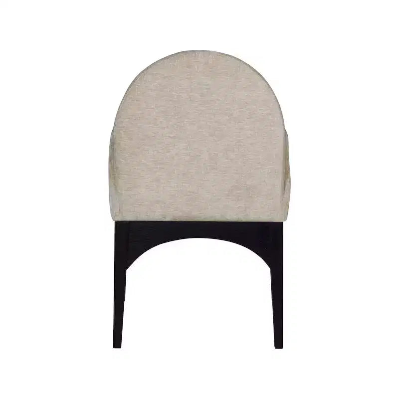 Chaise de salle à manger en tissu chenille
