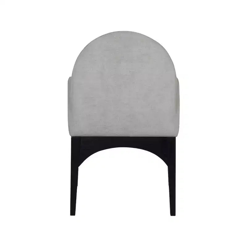 Chaise de salle à manger en tissu chenille