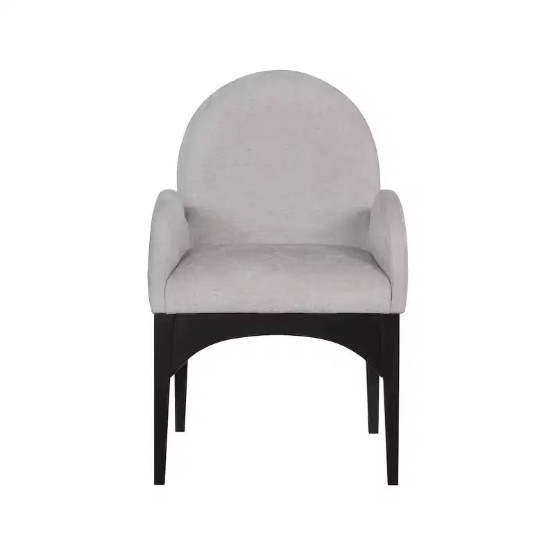 Chaise de salle à manger en tissu chenille