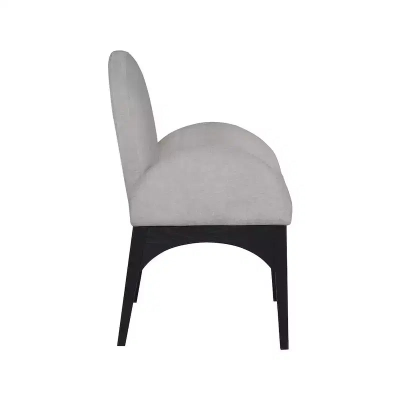 Chaise de salle à manger en tissu chenille