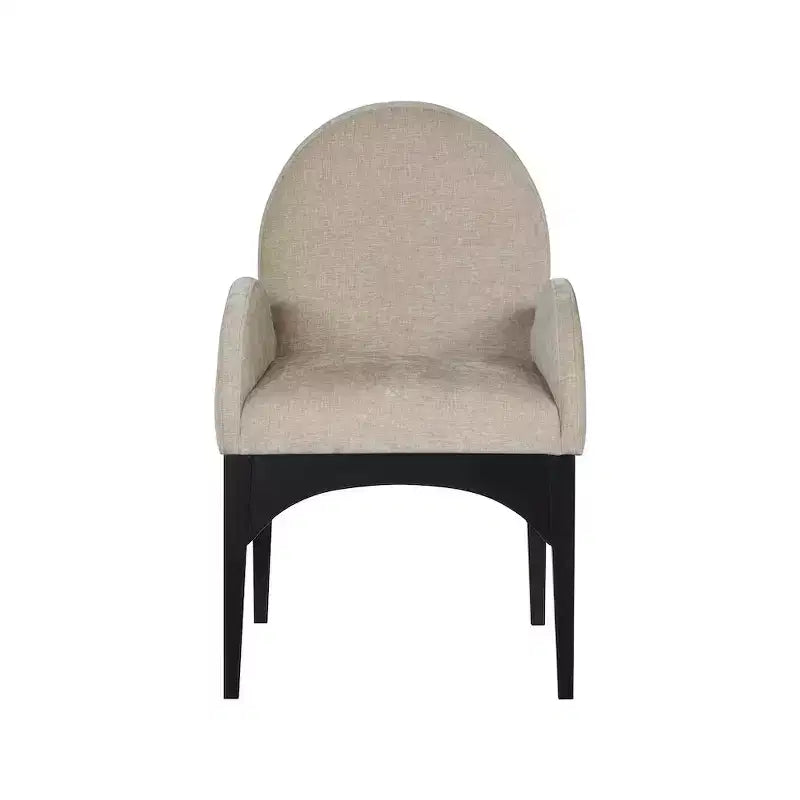 Chaise de salle à manger en tissu chenille