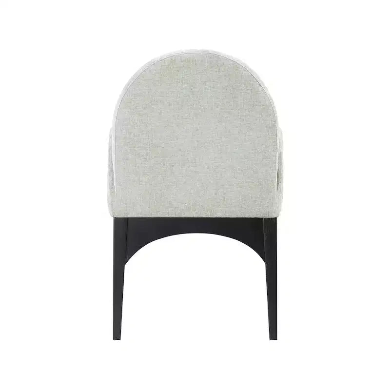 Chaise de salle à manger en tissu chenille