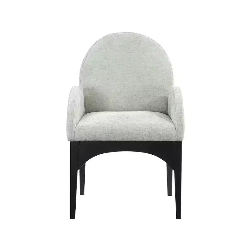 Chaise de salle à manger en tissu chenille