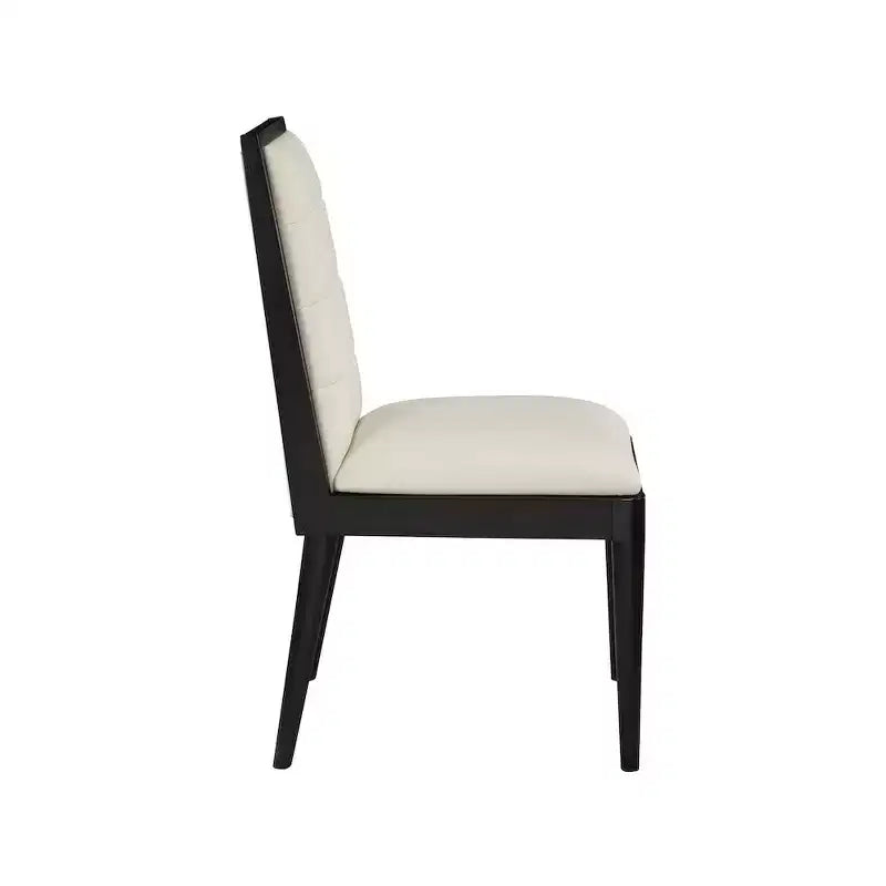 Chaise de salle à manger en cuir vegan
