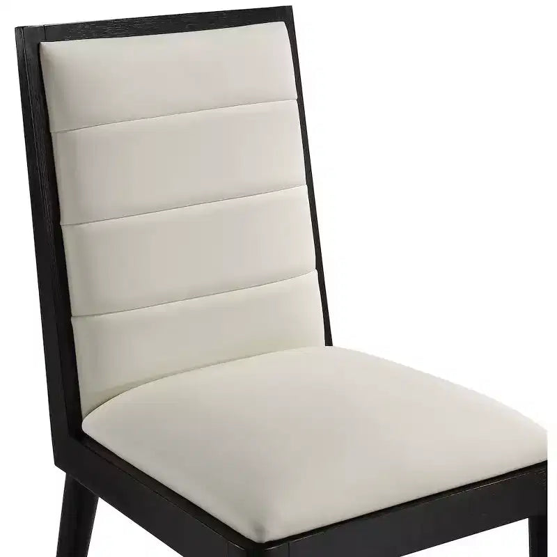 Chaise de salle à manger en cuir vegan