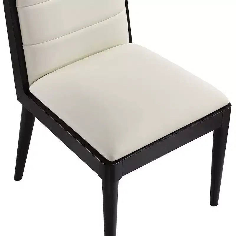 Chaise de salle à manger en cuir vegan