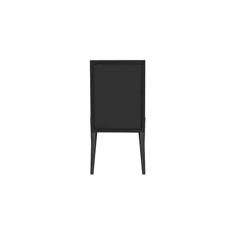 Chaise de salle à manger en cuir vegan