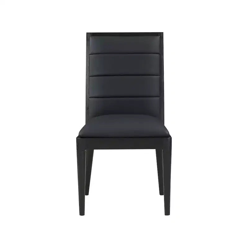 Chaise de salle à manger en cuir vegan