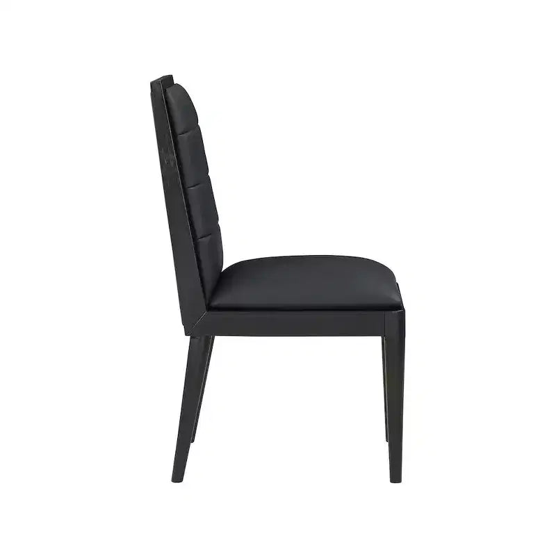 Chaise de salle à manger en cuir vegan