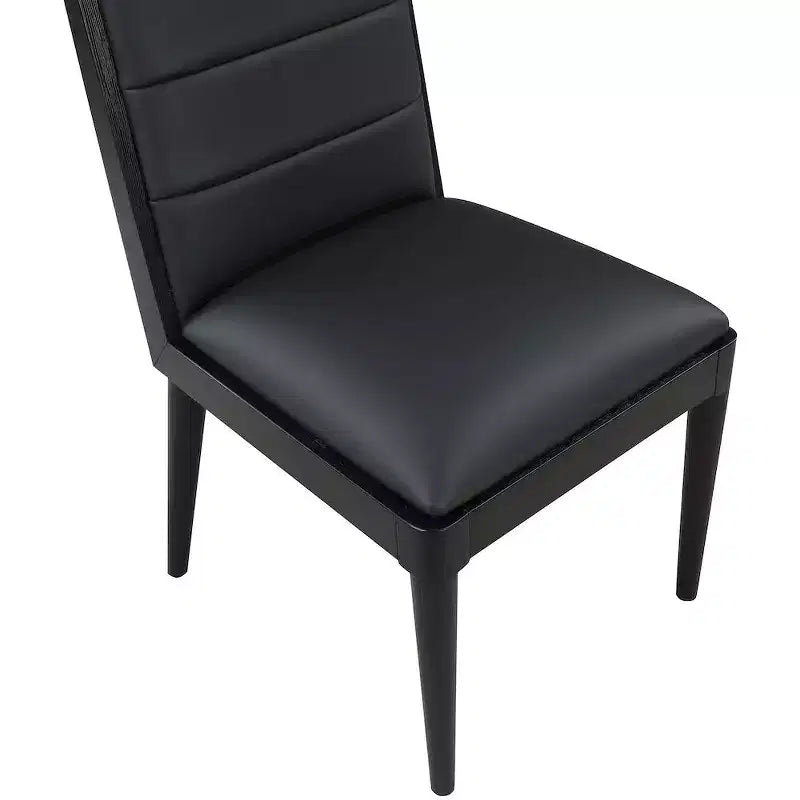 Chaise de salle à manger en cuir vegan