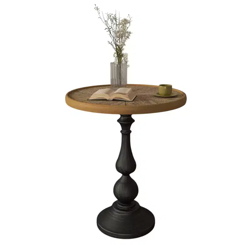 Table d'appoint en bois, Table d'appoint rétro, Table basse d'appoint décorative de style Campagne française