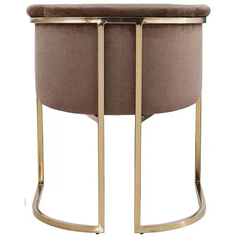 Chaise de salle à manger en velours