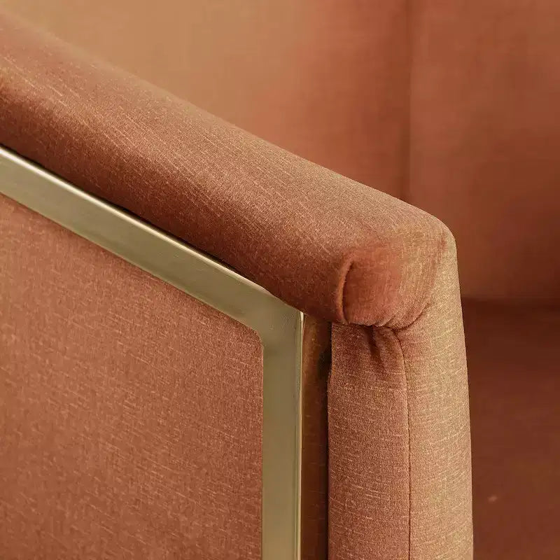 Chaise de salle à manger en velours