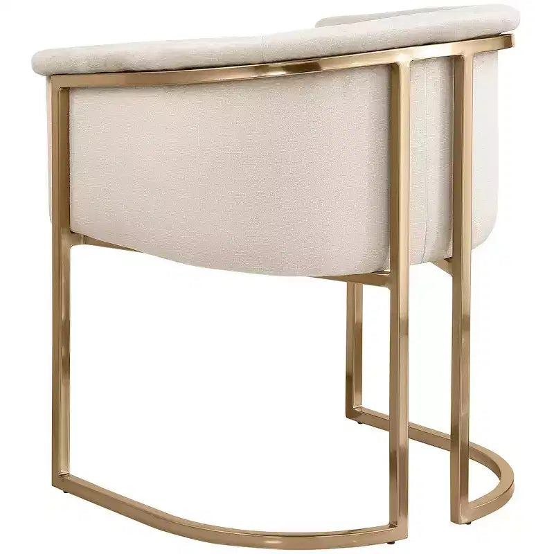 Chaise de salle à manger en velours