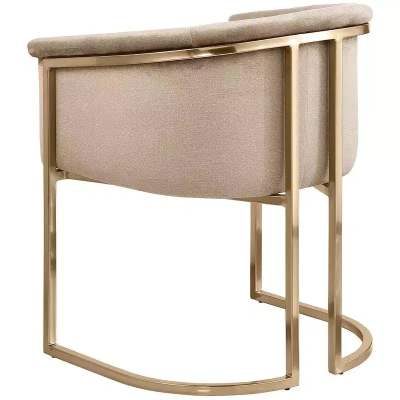Chaise de salle à manger en velours