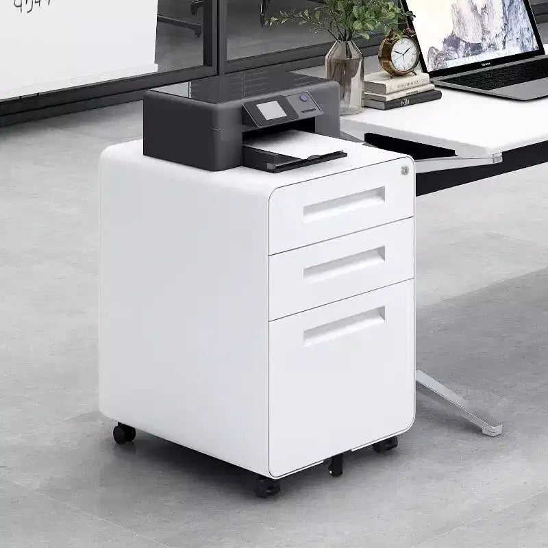 Classeur mobile à 3 tiroirs pour bureau à domicile, classeur mobile sous le bureau
