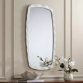 Miroirs muraux blancs texturés 22 1/4 x 38
