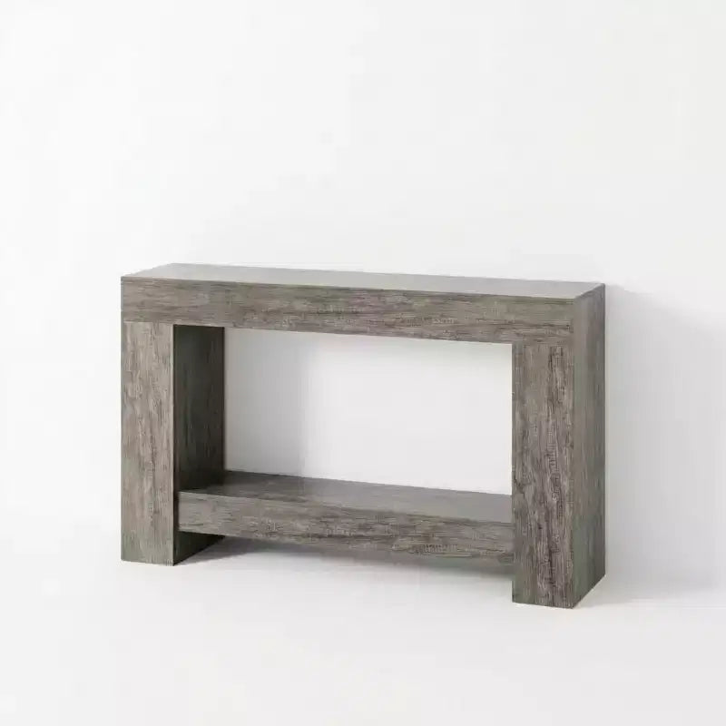 Table console à 2 niveaux pour salon et entrée, grande table de canapé