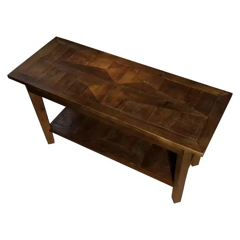 Banc en bois massif, capacité de charge de 136 kg, entrée, salon, étagère de rangement