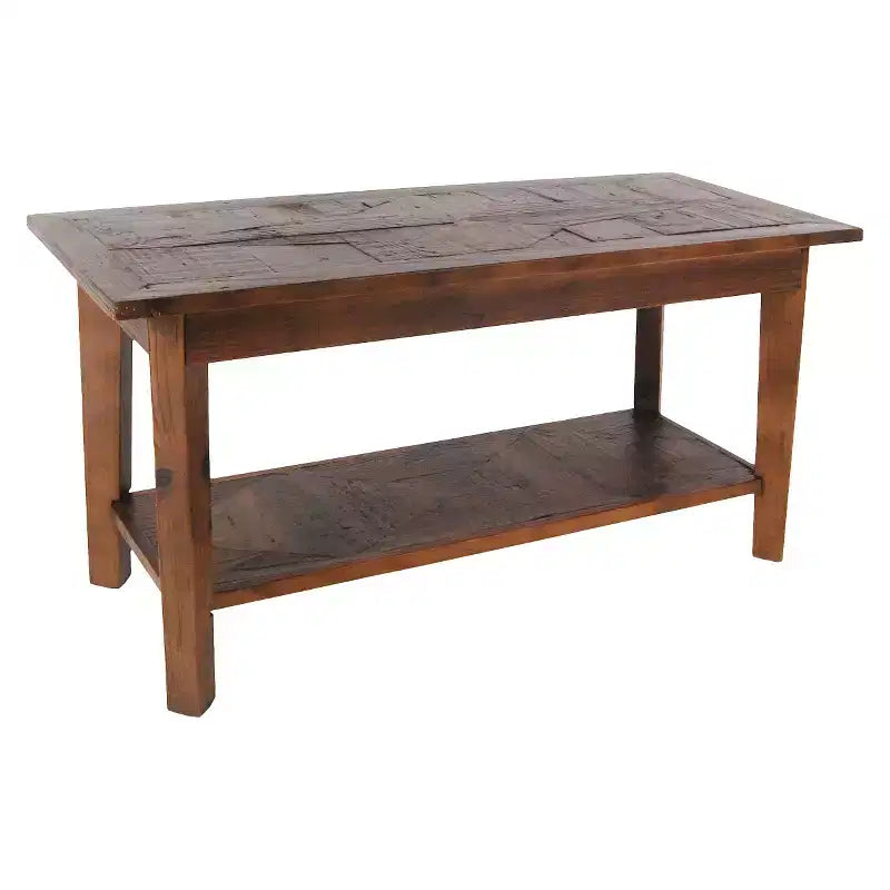 Banc en bois massif, capacité de charge de 136 kg, entrée, salon, étagère de rangement